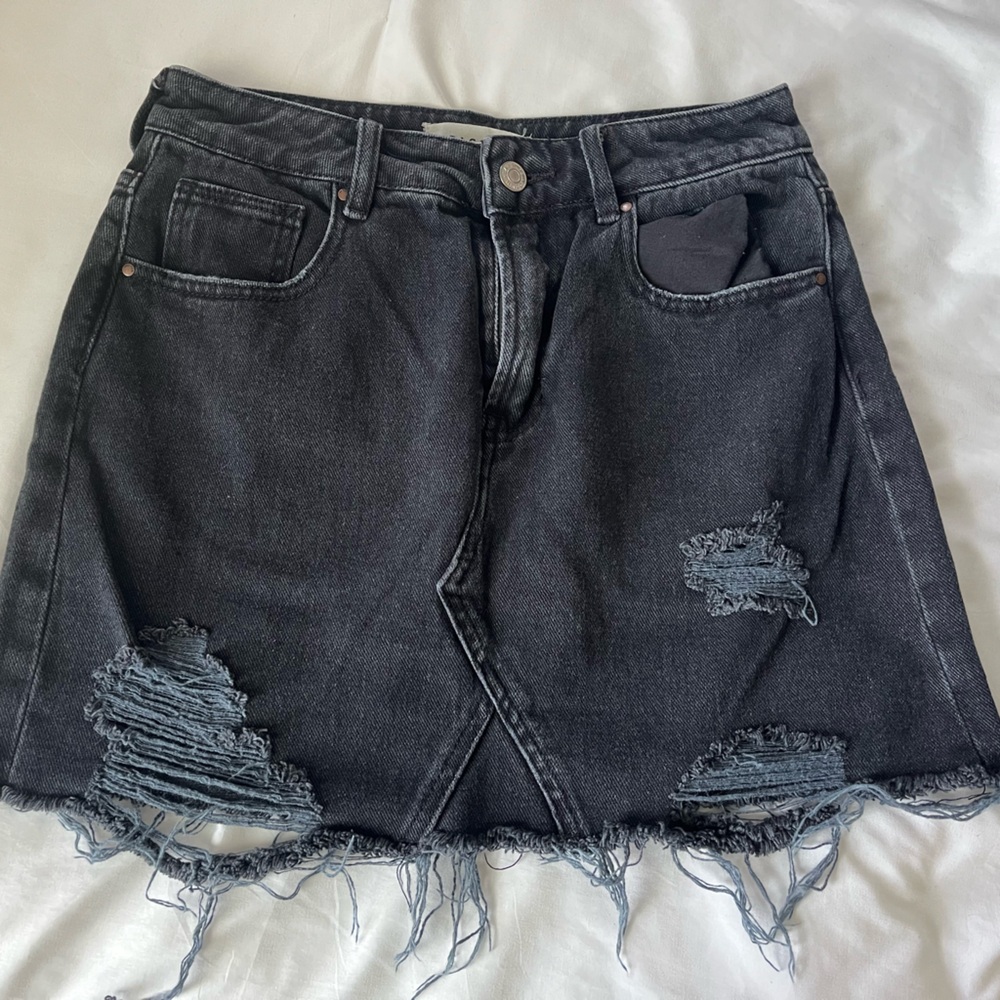 PAC Sun distressed mini skirt 26